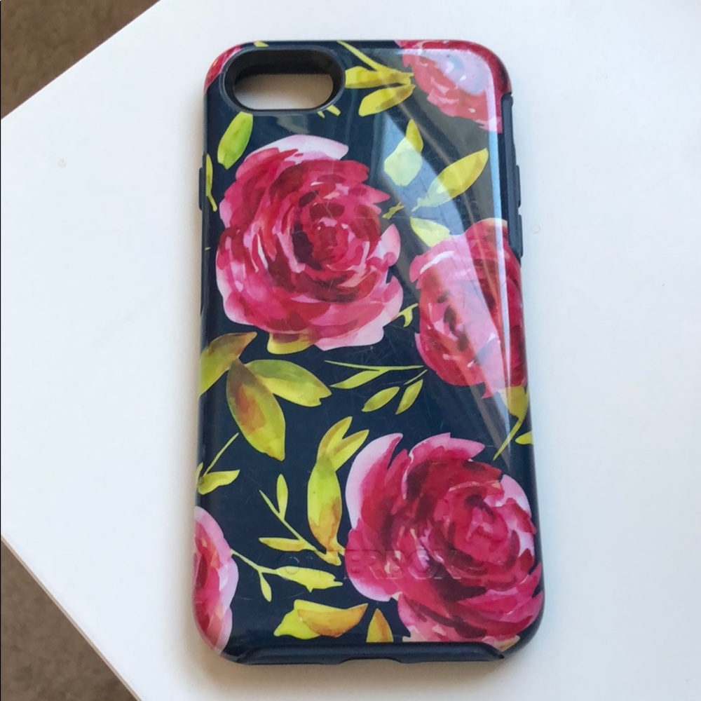 Flower printed OtterBox case